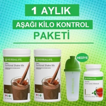 1 AYLIK HIZLI AŞAĞI KİLO KONTROL PAKETİ VİP